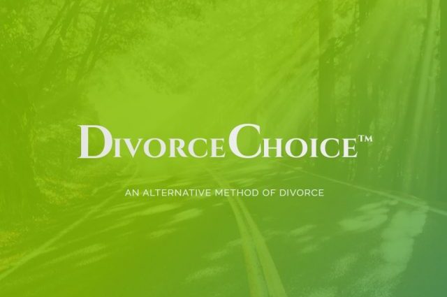 Divorce Choice green gradient image