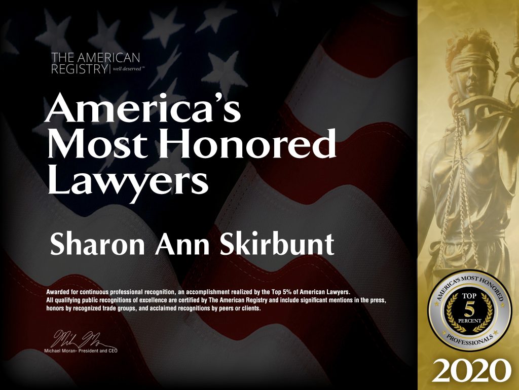 America's Most Honored Lawyers - Sharon Ann Skirbunt